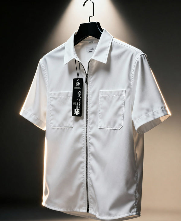 Mens Viral  Double Pocket Oversized Shirt